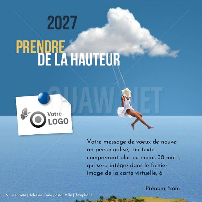 ECVN 50 - Ecard entreprise Prendre de la hauteur