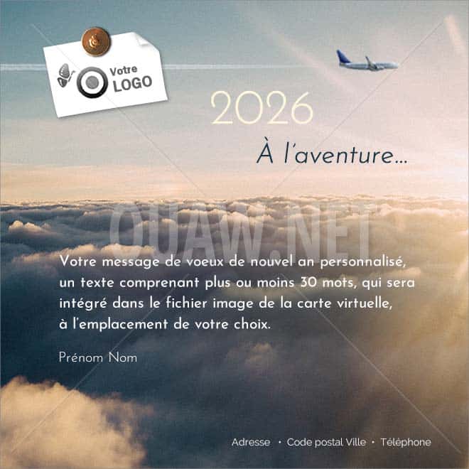 ECVN 60 Ecard entreprise Aventure Voyage