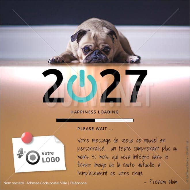 ECVN 76 - Ecard voeux entreprise informatique