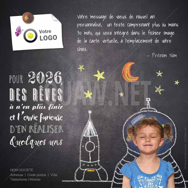 ECVN 67 - Ecard professionnelle Réalisez vos rêves