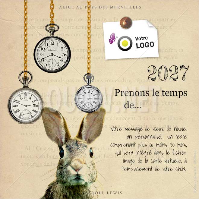ECVN 84 - Carte de voeux entreprise, Prenons le Temps de...