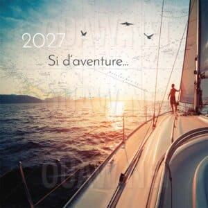 Carte Voeux entreprise à imprimer, Si d'aventure