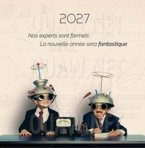 Carte imprimable de voeux professionnels, Année Fantastique