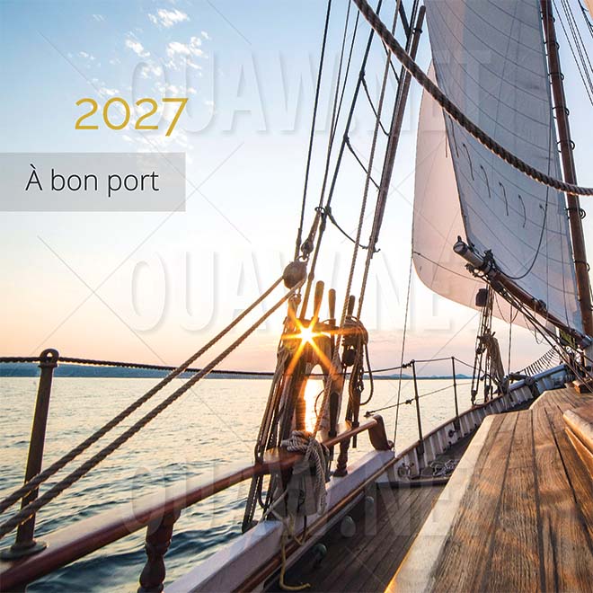Carte imprimable voeux professionnels, À bon port