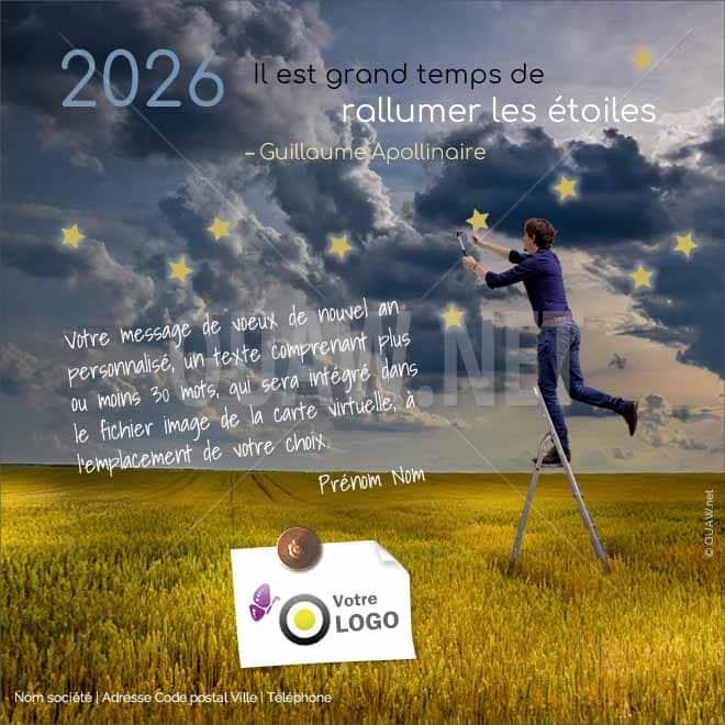 ECVN 10 - Ecard professionnelle 2026 - Rallumer les étoiles