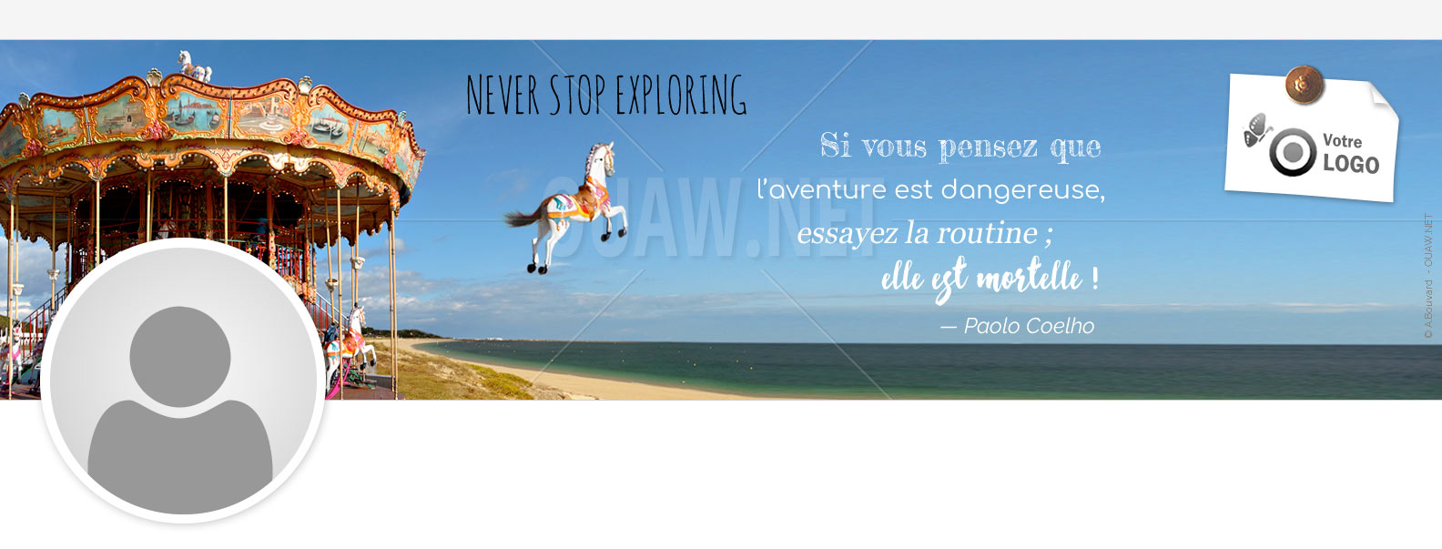 Photos de couverture Linkedin, bannières personnalisables