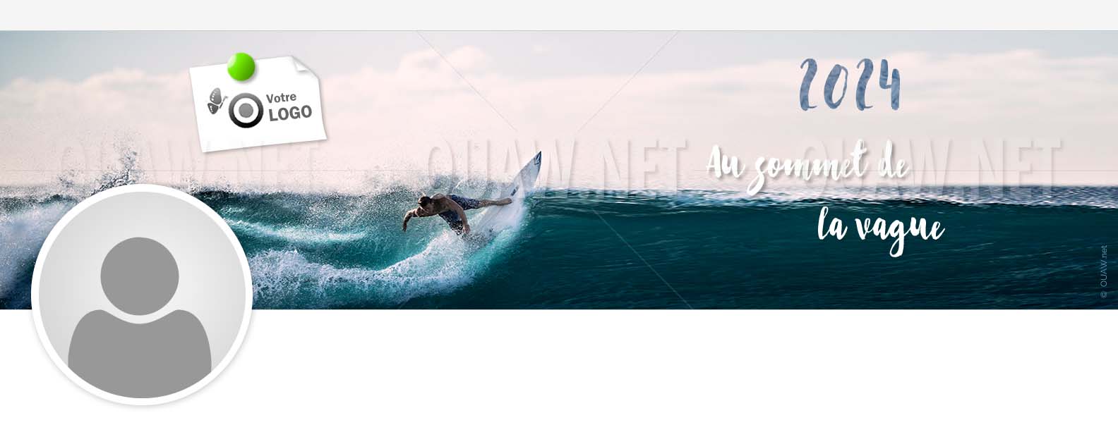 EBIN 102 - Bannière Linkedin "surfer sur la vague"