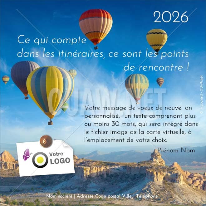 ECVN 120 - Ecard entreprise Itinéraires et points de rencontre
