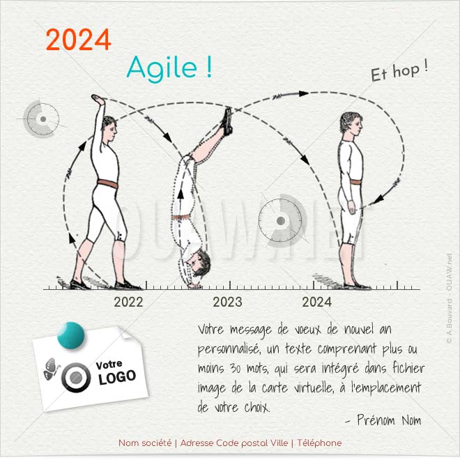 ECVN 128 - Ecard Voeux 2024 Agile