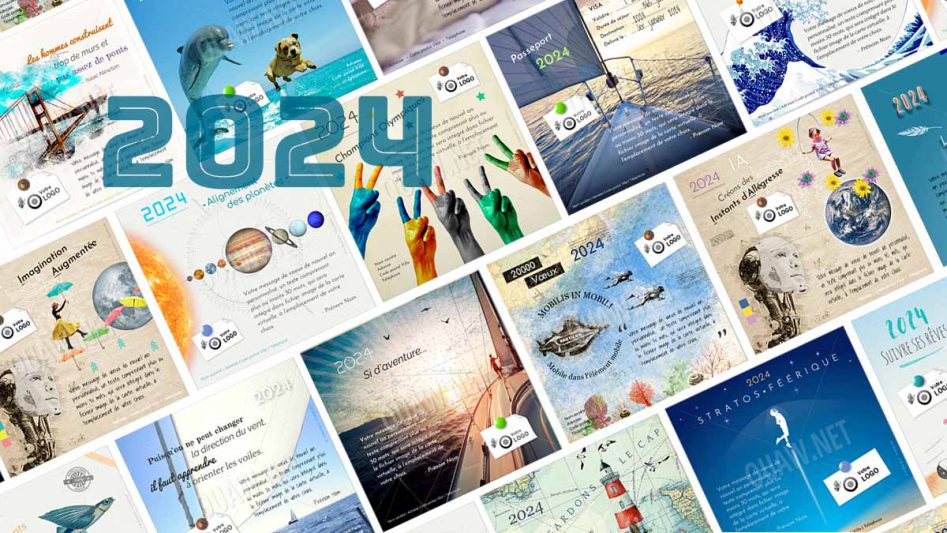 Nouveautés cartes de voeux Entreprise 2024