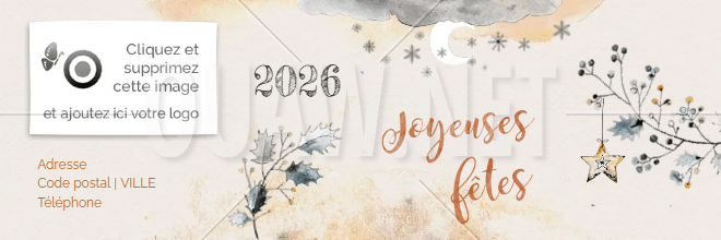 EMAIL111 - Signature Email Joyeuses Fêtes