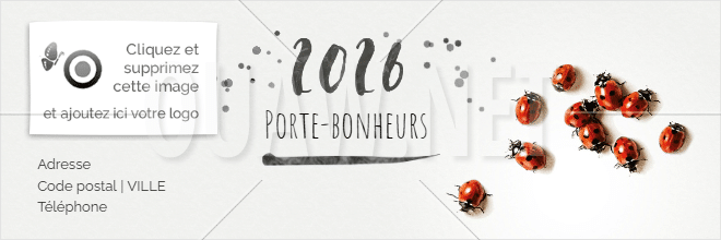 EMAIL 25 - signature mail Porte-bonheurs
