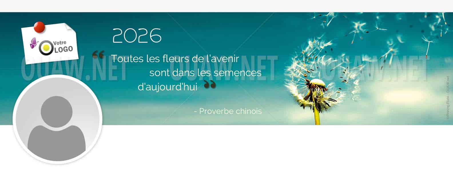 EBIN03 - Bannière Linkedin fleurs de l'avenir