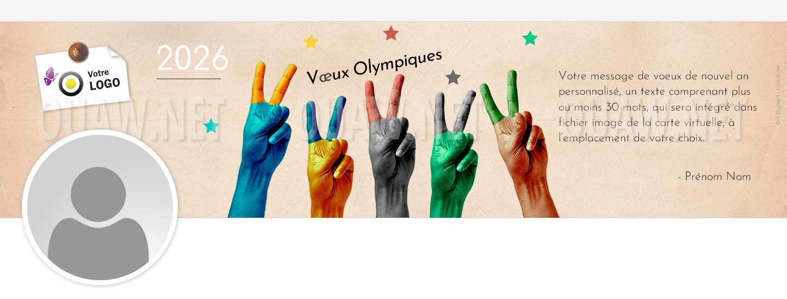 EBIN 148 - Bannière Linkedin Voeux Olympiques
