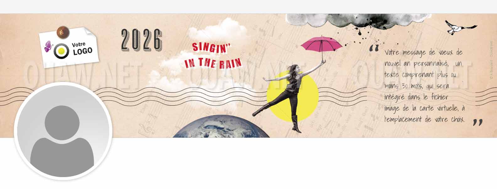 EBIN 149 - Bannière Linkedin Singin' in the rain