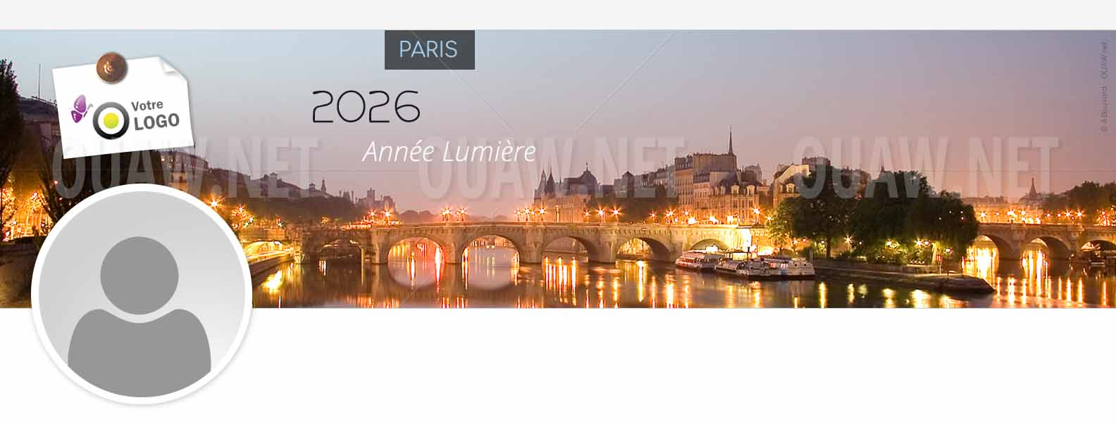EBIN08 - Bannière Linkedin Année Lumière, Paris