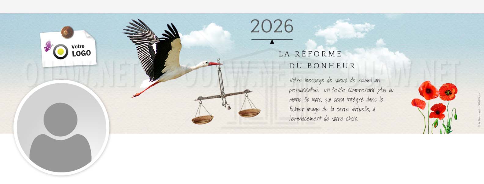 EBIN 135 - Bannière Linkedin Avocat, Réforme bonheur
