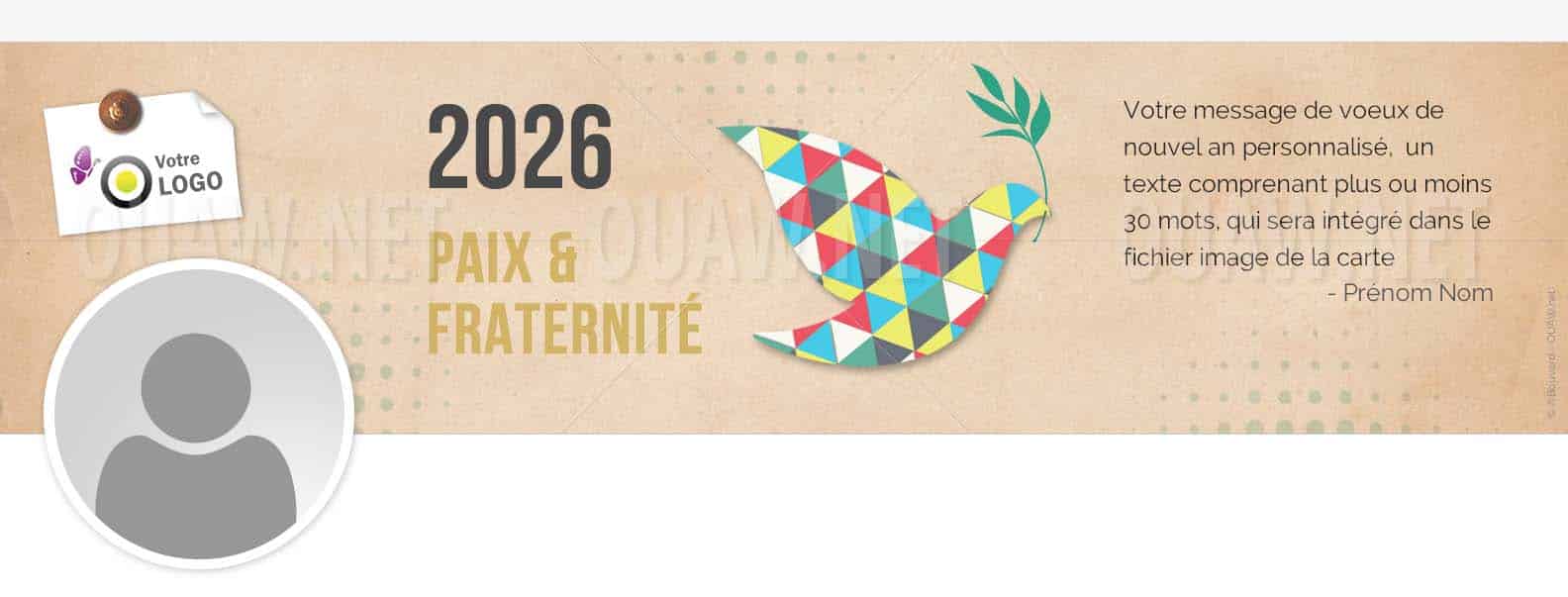 EBIN 64 - Bannière Linkedin Paix & Fraternité