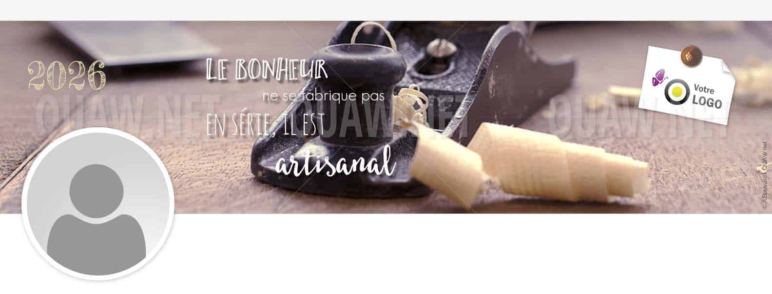 EBIN 69 - Bannière Linkedin, Le bonheur est artisanal