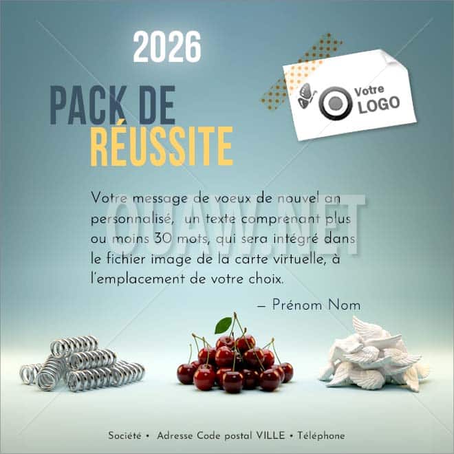 ECVN 180 - Carte virtuelle Entreprise, Pack réussite