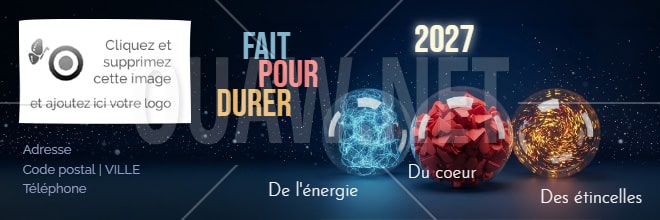 Email 182 - Signature mail bannière voeux, Fait pour durer